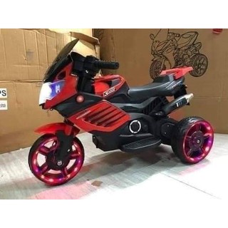 3 Wheels Rechargeable Kids Motor with music and light