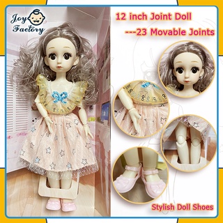 6"/9"/12" Christmas Gift Bjd Cute Doll Toy Set Children Princess Dress up Clothes Girls Toys (6)