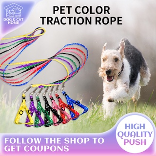 Colorful Pet Nylon Leash Kitten Puppy Traction Suit Adjustable dog& cat Leash (120CM*1CM)
