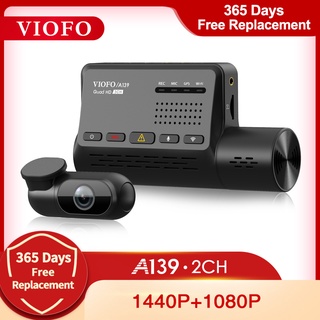 VIOFO A139 Car DVR Dash Cam Dual Channel with GPS Built in Wifi Voice Notification Rear View Camera (1)