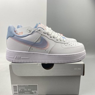 ◐✣❦New Model Nike Airforce 1 Low cut, with Double Swoosh For Ladies