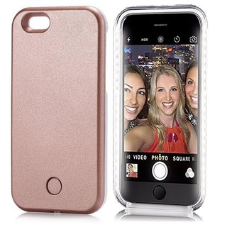 LED Light Up Selfie Luminous Back Case Cover for iPhone