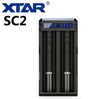 XTAR SC2 max 3A fast charging apply to 3.6/3.7V rechargeable 18650/18700/20700/21700/22650/25500