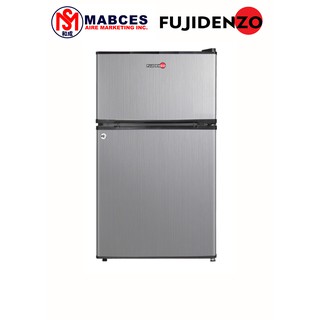 Fujidenzo 3.5 cu. ft. Two-Door Direct Cool Ref with Lock RBT-35SL (Stainless Look) (1)