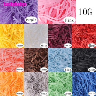 Luckybabys❉ Gift Box Filler Raffia Shredded Paper Party Decoration Wrapping Supplies