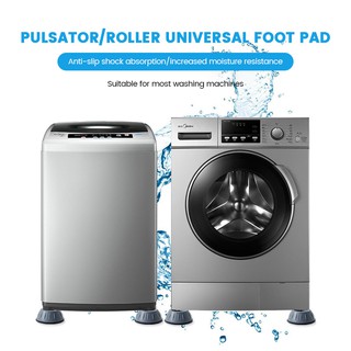 4Pcs Washing Machine Rubber Mat Universal Anti-Vibration Feet Refrigerator Base Fixed Non-Slip Pads (8)