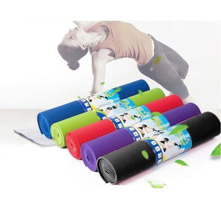 Yoga All-Purpose 4mm Extra Thick High Density Anti-Tear Exercise PVC Yoga Mat (6)