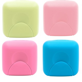 Travel Plastic Soap Box Dish Holder Container Storage Box With Lock Small Size