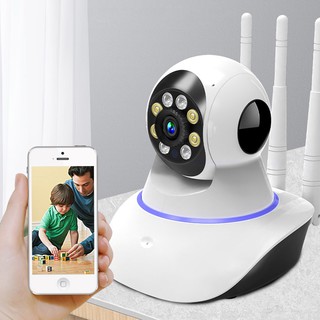 WIFI Camera Indoor 360 Degrees Night Vision Home Security Camera Video Surveillance WIFI Infrared Ba