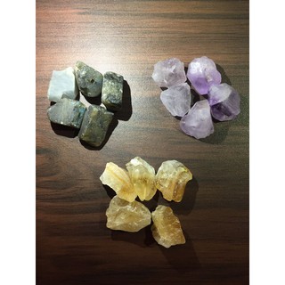 Raw Stones Pendant Citrine, Labradorite, Clear Quartz, Smoky Quartz, Pink Tourmaline (PER PIECE)