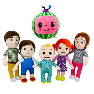 sunny shop Cocomelon Plush Doll Educational Stuffed Toys Kids gift cute plush toy