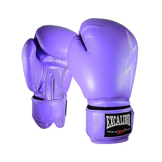 Excalibur VIOX PU Premium Training Boxing Gloves - Purple yhGe