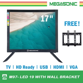 Kitchen Appliances✺☾﹍MEGASONIC 17 Inch Full HD LED TV with Wall Bracket M97-LED19