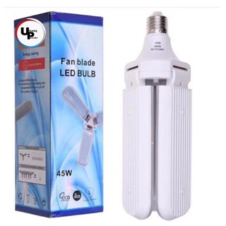UNANGPWESTo 45W Foldable Fan Blade LED Light Bulb