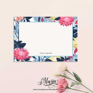 Personalized Note Cards / Gift Cards - Floral