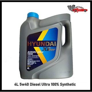 4L Hyundai Xteer 5w40 100% synthetic diesel