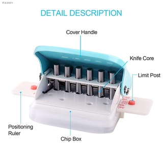 ■☾▫NEW 6 Hole Puncher Handheld Metal Punchers for A4 A5 B5 Notebook Scrapbook (6)