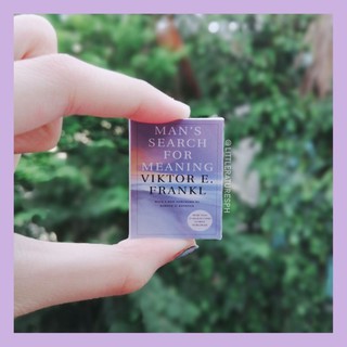 MINI BOOK Man's Search for Meaning by Viktor E. Frankl (1.5 in) || littleraturesph