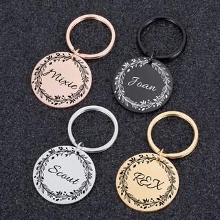 Personalized Dog Cat Pet ID Tags Engraved Cat Puppy Pet ID Name Number Address Collar Tag Pendant