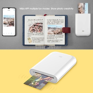 Available-Zink Portable Photo Pocket Printer AR Printer 400Dpi With DIY Share 500MAh Mini Picture Pr