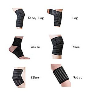 110cm Long Ankle Wrap Knee Bandage Leg Wrap Sports Bandage Support 034 (2)