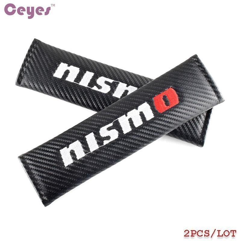 Fiber Seat Belt Cover for Nissan NISMO