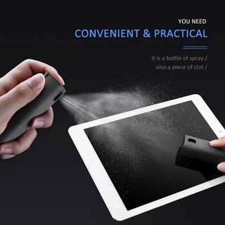 2 In 1 Phone Screen Cleaner Spray Portable Tablet Mobile PC Screen Cleaner Microfiber Cloth Set (4)