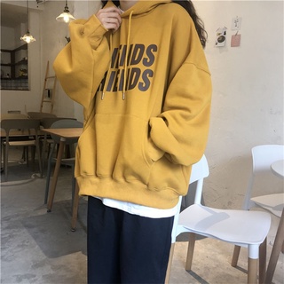 Sweater Thick Hooded Autumn Korean 2021 Little Long-Sleeved Thin Coat
