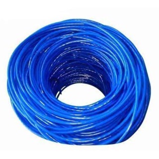 Cat6 Lan Cable Ethernet per meter - with or without RJ45 Blue / Gray (1)