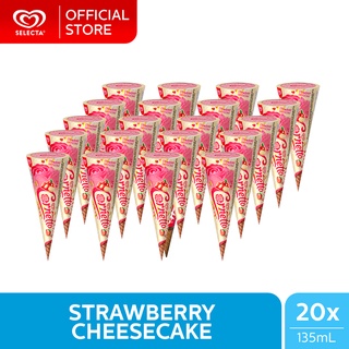 Selecta Cornetto Rose Strawberry Cheesecake 20 x 135mL (3)