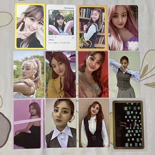TWICE Jihyo Photocards (TCL2, Twicetagram, WIL, Feel Special, M&M, EWO)