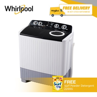 Whirlpool 10.2 kg Twin Tub Washing Machine LWT1020 (White)