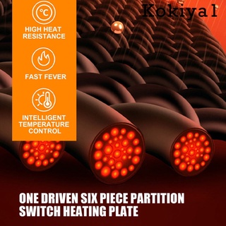 [HOT] 6Pcs Heating Pad USB Electric Heated Pad Warmer Tool 6 Heater Pads Men