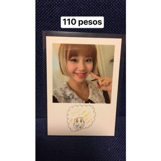 Twice Chaeyoung Polaroid & Photocard