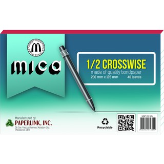 Mica (1/2 Crosswise) Quiz Pad 80leaves (1)
