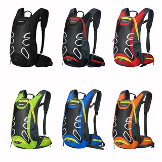 Rainproof Bike Hydration Pack Water Bladder Backpack Outdoor Sports Bag for Cycling Hiking Marathon Running 15L
