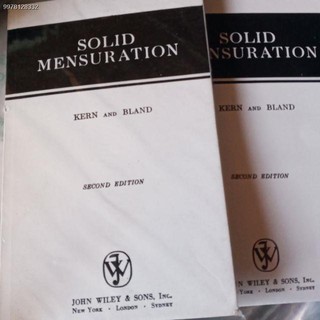(Sulit Deals!)SOLID MENSURATION SECOND EDITION