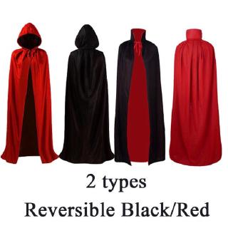 Halloween Costumes Unisex Adult Hooded Cape Cloak Witch Robe Death Vampire Sorce