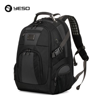 YESO Large Capacity Laptop Backpack Men Multifunction Waterproof 15.6inch Backpack For Teenagers Bus