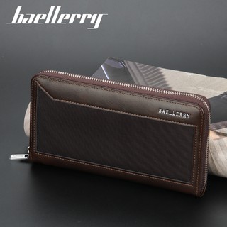 Baellerry Long Wallet Men Clutch New Vintage Fashion Handbag Business Card Wallet Large Capacity (7)