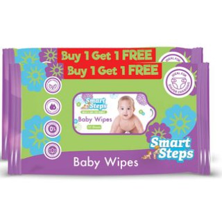 Smart Steps Baby Wipes 50's Buy One Get One