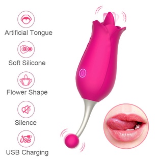 【1 month warranty】Licking Tongue Clit Vibrator for women Vagina Masturbator Sex Toys for Female (2)