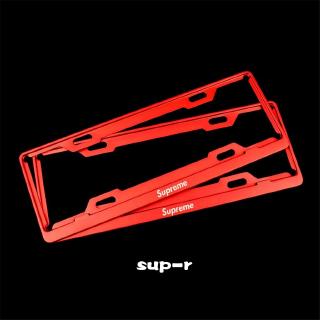 ✅COD✅2Pcs Aluminum Alloy Car Styling License Plate Frames Tag Cover Screw Caps Holder (7)