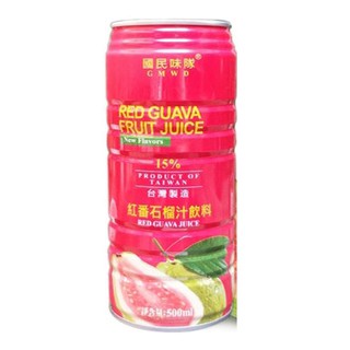 Taiwan Trade Red Guava Juice Drink 500ml*24 Can