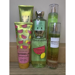 BBW Bath & and Body Works Watermelon Lemonade Fragrance Mist Body Cream Shower Gel