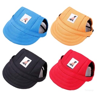 Top Dog Visor Hats Pet Outdoor Sports Hats Pet Baseball Caps with Adjustable Chin Strap for Small Dogs Dog Hats Sports Puppy