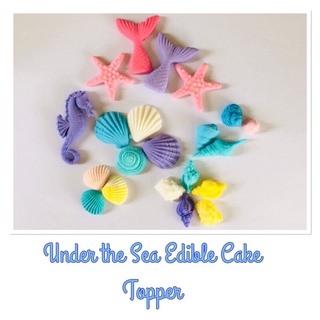 Under the Sea Assorted Edible Cake Topper