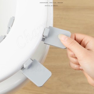 2Pcs Portable Snap-in telescopic WC Anti-dirty toilet lid lifter remover Toilet Seat handle toilet flip Holder