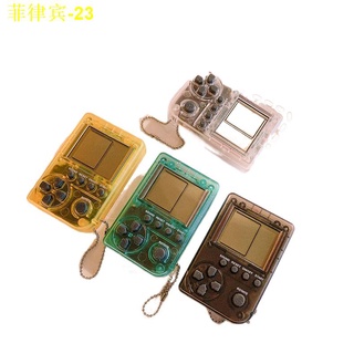 Mini classic Tetris game console, children s game console, retro nostalgic creative pendant, girl ke