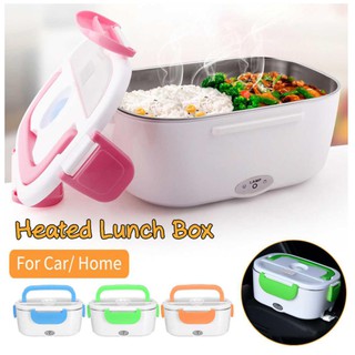Portable 110V 220V Car Electric Lunch Box Food Grade Material Food Heater Lunch Box Household